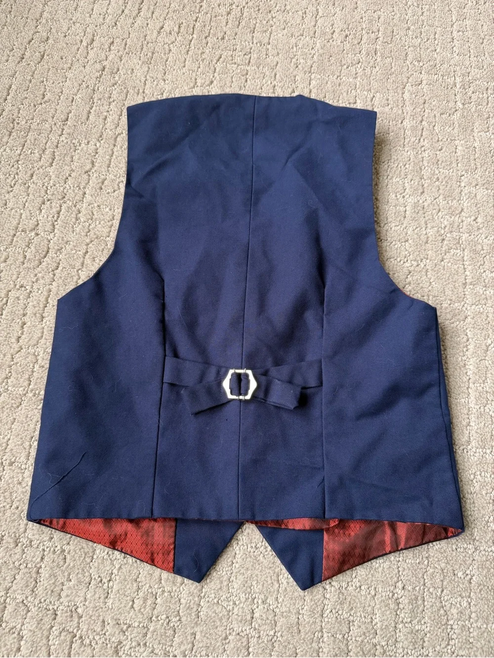 Navy Blue Dress Vest Size 10
